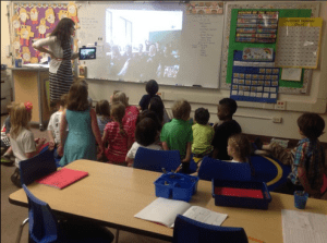 Skyping with a class in Spain